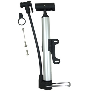 LECHI ที่สูบลมจักรยาน Mini Floor Pump LC-2729 สีเงิน