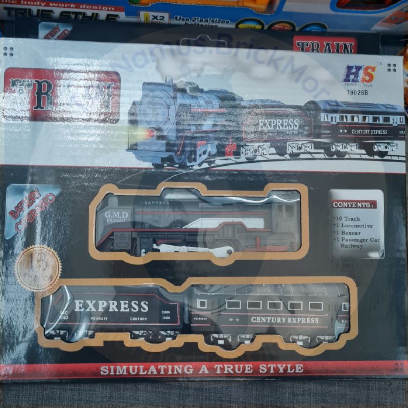 รถไฟเด็กเล่น รถไฟวิ่งราง มีให้เลือกหลายแบบ