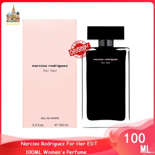 ♦จัดส่งที่รวดเร็ว♦ Narciso Rodriguez For Her EDT 100ML Womens Perfume น้ำหอมผู้หญิง