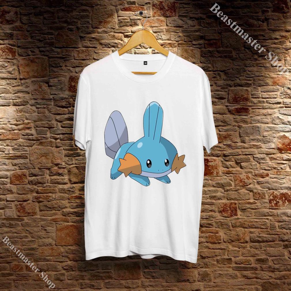 เสื้อ Mudkip Unisex - เสื้อ Mizugrou Unisex - เสื้อยืด Mudkip บุคลิกภาพ - MDK-002