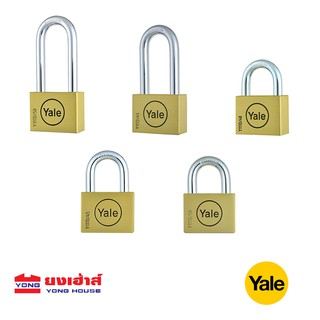 YALE กุญแจคล้อง BD40 BD45 BD50 คอสั้น ห่วงสั้น BD45L BD50L คอยาว ห่วงยาว ทองเหลืองแท้ ระบบดิสล็อคด้วยลูกปืน กุญแจ คล้อง