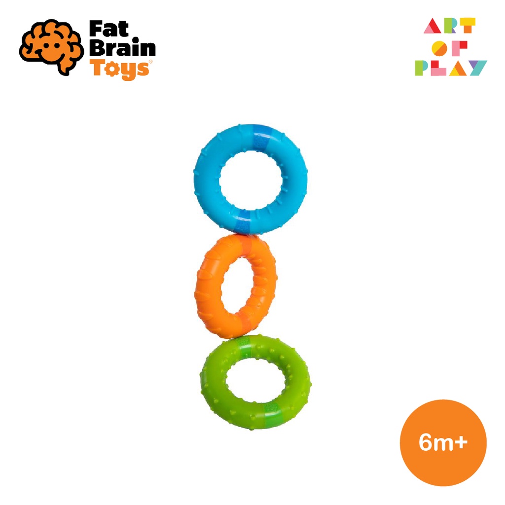 Silly Rings -   ของเล่นชุดวงแหวนแม่เหล็กที่เต็มไปด้วยความน่าสนใจ จาก Fat Brain Toys สำหรับอายุ 6M+