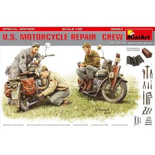 MiniArt 1/35 MI35284 U.S.MOTORCYCLE REPAIR CREW