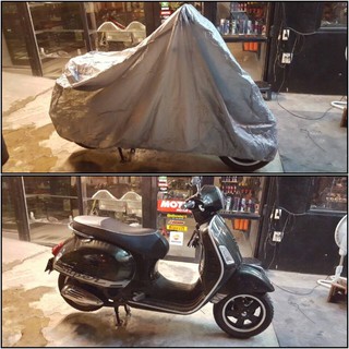 ผ้าคลุมรถ Vespa กันแดด กันน้ำ 100%