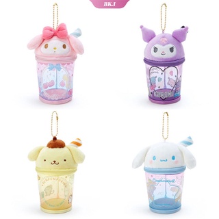 ญี่ปุ่น Kawaii Kuromi Cinnamoroll Pom Pom Purin ตุ๊กตา PVC กระเป๋าการ์ตูนตุ๊กตาจี้กระเป๋าจี้ gift【KU2】