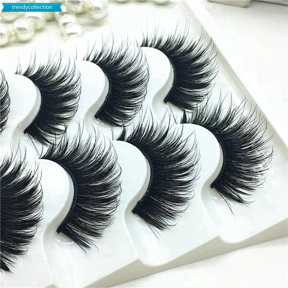 ขนตาปลอม ขนมิงค์ วอลุ่มหนา 3D 100% สำหรับแต่งหน้า