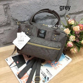 ANELLO 2 WAY POLYESTER CANVAS SHOULDER BAG