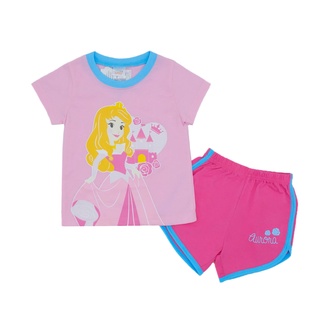 Disney ลิขสิทธิ์แท้!! ชุดเบบี้ 3-24 เดือน แขนสั้น-ขาสั้น ลายเจ้าหญิงออโรร่า Aurora