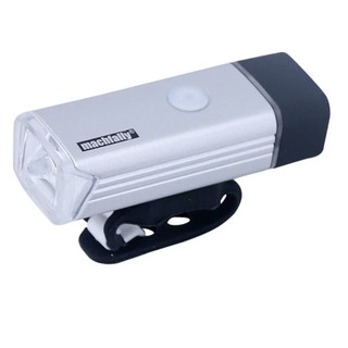 ไฟหน้าจักรยาน Machfally 180Lumens+ USB (สีเงิน)