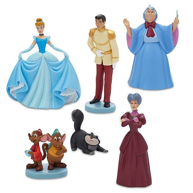 Tartah Shop Cinderella Figure Play Set – 70th Anniversary ของแท้ ใหม่ จาก Shop Disney USA 🇺🇸 พร้อมส่