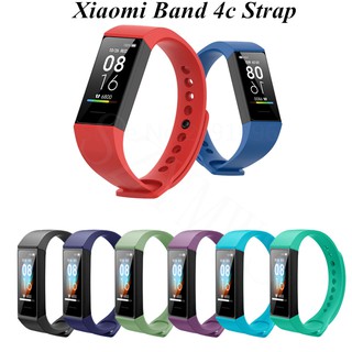 Watch Strap Silicone Wrist Band For Xiaomi Mi Band 4C Smart Watch Strap Redmi Band