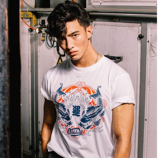 เสื้อยืด Oldskull  -   Koi Fishes