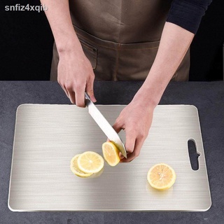 Kitchen Utensils --- 304 Stainless Steel Chopping Block Antibacterial Anti-mildew Cutting Boards Chopping Board Fruit Ve