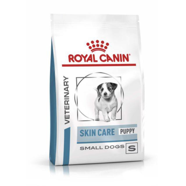 Royal canin Skin care Puppy small dog 2 Kg หมดอายุ 12/23 อาหารสุนัขเด็กบำรุงขน เม็ดเล็ก