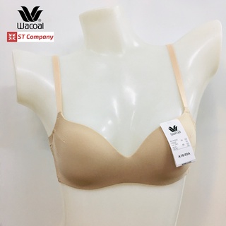 Wacoal Basic Bra เสื้อชั้นใน สีเบจ (Biege) รุ่น WB9M32 บราไร้โครง ยกทรงไม่มีโครง เสริมฟองบาง ตะขอ 3 แถว เสื้อใน วาโก้