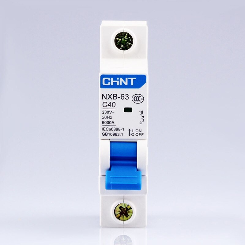 NXB-63 Series (Curve C) เซอร์กิตเบรกเกอร์ / ลูกย่อย 1P 2P MCB Miniature Circuit Breaker มินิเอเจอร์ ลูกเซอร์กิต "CHINT"