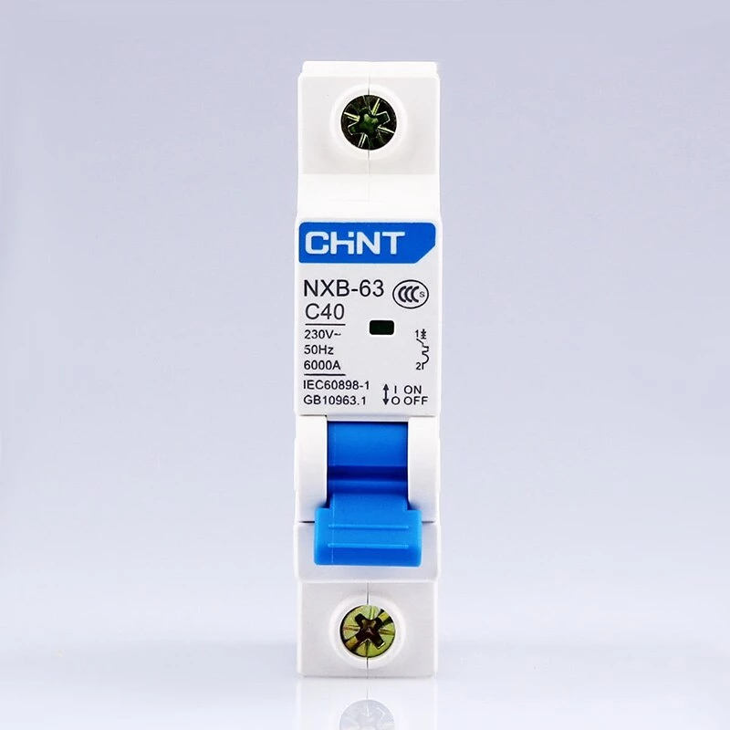 NXB-63 Series (Curve C) เซอร์กิตเบรกเกอร์ / ลูกย่อย 1P 2P MCB Miniature Circuit Breaker มินิเอเจอร์ ลูกเซอร์กิต "CHINT"