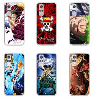 Case VIVO Y21 Y21s Y33s Y21T Y32 Y51 Y31 Y72 4G 5G 2020 2021 Cartoon One Piece Luffy เคส Case Soft TPU Silicone Matte Cover Casing เคสซิลิโค