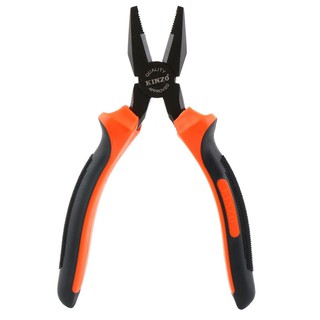 คีมปากจระเข้ชุบนิกเกิลดำ KINZO 8 นิ้ว NICKEL-COATED LINESMAN PLIER KINZO 8”