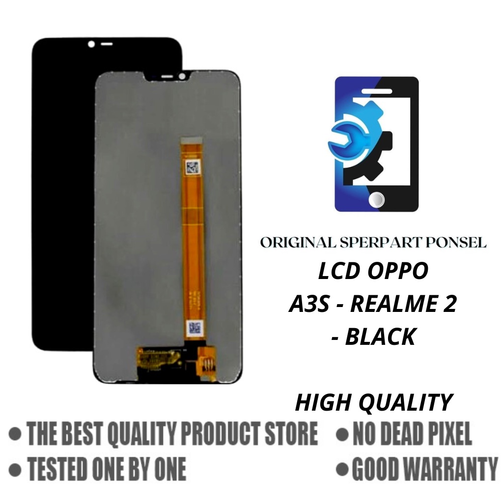 แท้ หน้าจอสัมผัส Lcd สําหรับ OPPO A3S - REALME 2 - C1 - A5