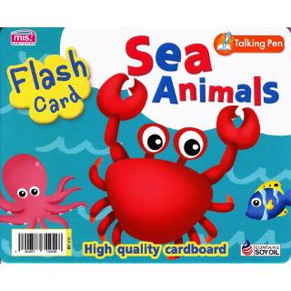 Se-ed (ซีเอ็ด) : หนังสือ flash cards  sea animals (talking pen)