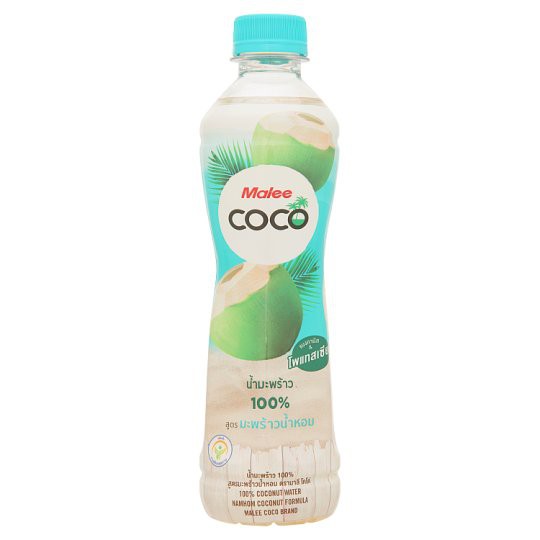 🔥The Best!! มาลี โคโค่ น้ำมะพร้าว 100% สูตรมะพร้าวน้ำหอม 350มล. Malee Coco 100% Coconut Juice Formul