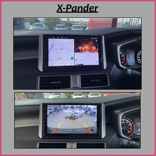 จอแอนดรอยตรงรุ่น พร้อมหน้ากาก ปลั๊กตรงรุ่น  Mitsubishi X-panderไม่ตัดสายไฟยี่ห้อ Sirocco ram2 rom16