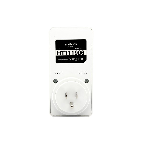 Anitech ปลั๊กตั้งเวลาเปิดปิด HT11 PLUG TIMER DIGITAL - soomklup - ThaiPick