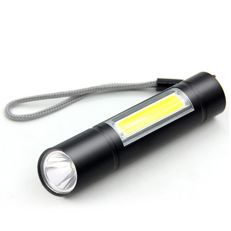 Mini LED Flashlight Rechargable USB 3 Lighting Mode Waterproof