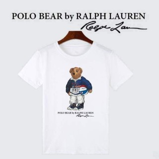 (แจ้งลายในแชท)​เสื้อยืดลายหมี polar bear มีถึงอก 52 นิ้ว