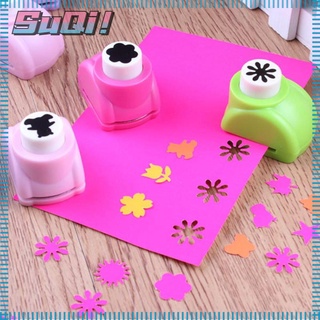 Suqi เครื่องมือเจาะกระดาษพิมพ์ลายน่ารัก Diy สําหรับตกแต่งสมุดภาพกระดาษ