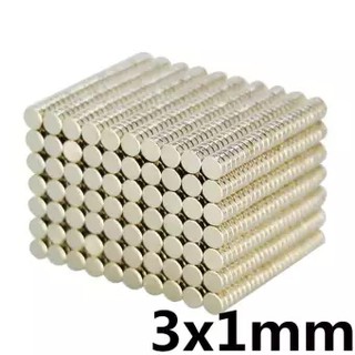 55ชิ้น แม่เหล็ก magnet Neodymium แม่เหล็กแรงสูง ขนาด 3mm x1mm จำนวน55ชิ้น ใช้ในการทดลองวิทยาศาสตร์ DIY