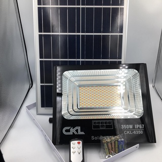 ไฟติดผนัง พร้อมแผงโซล่าล์เซลล์ 350W Private street lamp without electriciy Model:CKL-6350