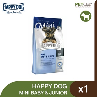 [PETClub] Happy Dog Mini Baby &amp; Junior - อาหารลูกสุนัขพันธุ์เล็ก ปราศจากกลูเต็น [1kg]