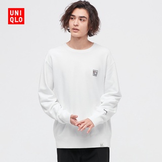 Uniqllo เสื้อกันหนาวแขนยาว แบบสวมหัว แฟชั่นคู่รัก สําหรับผู้ชาย และผู้หญิง (UT) 446369