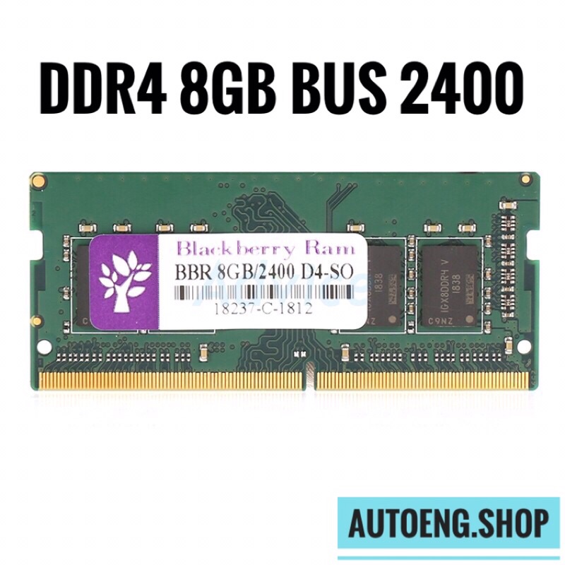 แรมโน๊ตบุ๊ค Blackberry RAM DDR4(2400,NB) 8GBx1