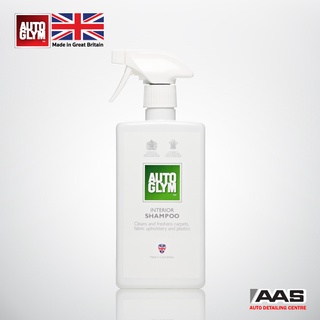 Autoglym Interior Shampoo น้ำยาทำความสะอาดเบาะผ้า, พรม, กำมะหยี่, หนัง ขนาด 500 ml.