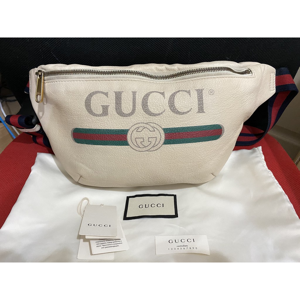 Gucci Belt Bag Medium 100 (Size ใหญ่) Used แท้