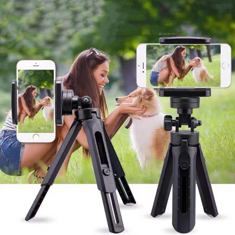 ขาตั้งโโทรศัพท์แบบสามขาขาตั้งมือถือ 3 ขาปรับสูง-ต่ำได้ Tripod Mobile Holder