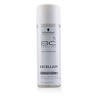 SCHWARZKOPF BC Excellium Q10+ Pearl Beautifying Balm - For Silver and White Hair Size: 150ml/5oz