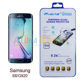 P-One ฟิล์มกระจกนิรภัย Samsung Galaxy S6
