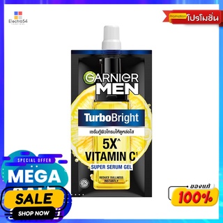 การ์นิเย่เมนเทอโบไบรท์เซรั่มSPF50 7มลผลิตภัณฑ์ดูแลผิวหน้าGARNIER MEN TURBO BRIGHT SPF50 7ML