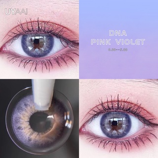 【graded Lens】uyaai DNA Taylor pink violet คอนแทคเลนส์ สีชมพู สีม่วง 2 ชิ้น