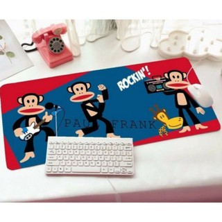 แผ่นรอง เม้าส์(mouse) คีร์บอร์ด Keyboard โน๊ตบุ๊ค notebook ลาย พอลแฟรงค์ Paulfrank ขนาด 70x30 ซม.