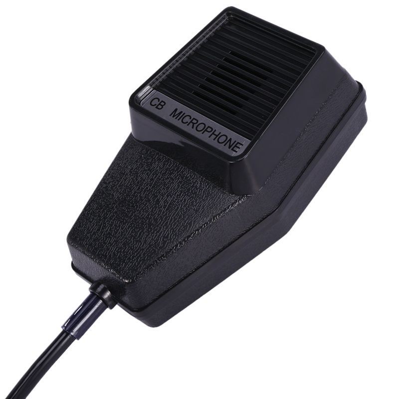 【sanhui14b4 】CM4 Cb วิทยุลําโพงไมโครโฟน 4 พินสําหรับ Cobra/ Car Walkie Talkie