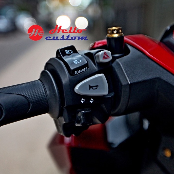 ปะกับสวิทช์ แต่ง V2 #ใช้งานได้จริงทุกปุ่ม  ตรงรุ่น Honda Click 125i / Click 150i 2018 – 2023 / Click 160 ราคา ถูกที่สุด ดีลบีเคเค