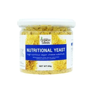 Organic Seeds นิวทริชั่นแนล ยีสต์ Nutritional Yeast Flakes (50gm)