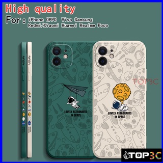 เคส iPhone 11 เคส iPhone 12 iPhone 13 iPhone 11 pro max iPhone 13 mini iPhone 7 plus iPhone 8 plus iPhone XR XS max iPhone 12 mini iPhone 13 pro max Space Nasa เคสมือถือคู่รัก เคสโทรศัพท์ TKR