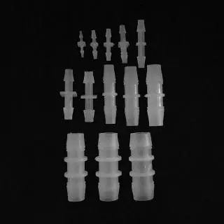 1.6mm-15.8mm Plastic Straight Connectors Garden Watering Hose Fittings