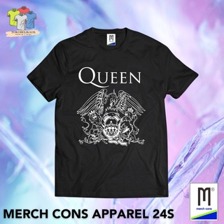 ใส่ได้ทั้งชายและหญิงsuitableหืม 105 | เสื้อยืด พิมพ์ลาย Queen TAG MERCHCONS APPAREL BAND | ขนาดกลางแจ้งS-5XL